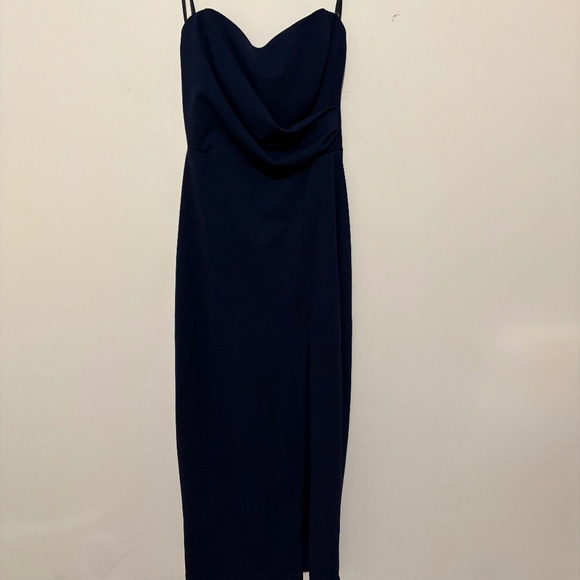 Windsor Strapless Midi Dress with slit (3 for $75) - Picture 1 of 2